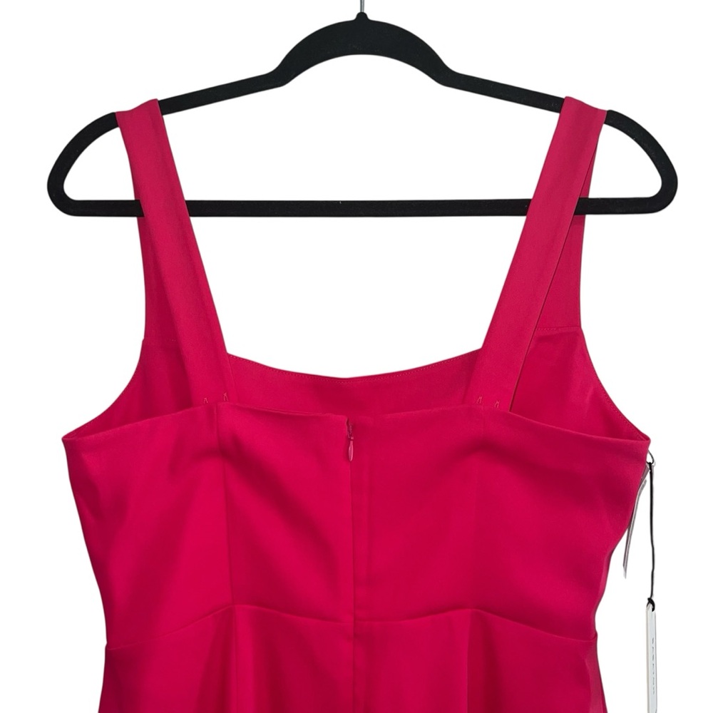 NEW NWT Babaton Aritzia 90’s Slit Mini Dress In Eros Pink Fuchsia - Picture 6 of 10